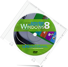 DVD met lesmateriaal bij het boek Efficiënt werken met Windows 8.